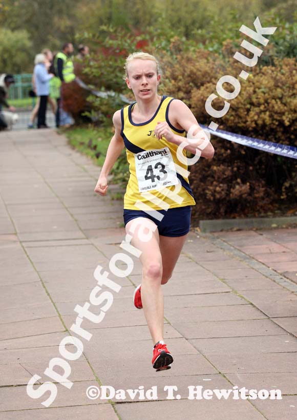 Alex Snook (Jarrow)  wins the Northern Championships within the Brampton to Carlisle 10 mile Road Race. Photo: David T. Hewitson/Sports for All Pics